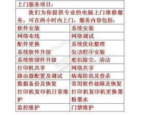 承包监控工程、网络工程与个人电脑维修 一站式计算机技术服务解决方案